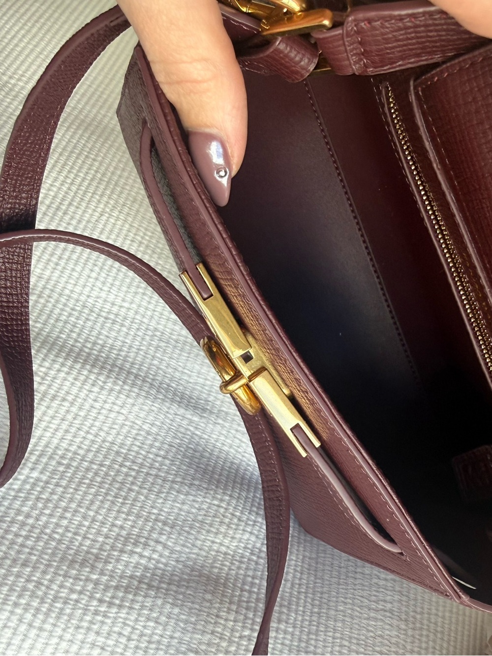 Parisa Wang Madison Micro Bag - Burgundy - Picture 7 of 7